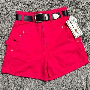 Deadstock Vintage  Jorts Venom Streetwear Early 90s Denim Pink